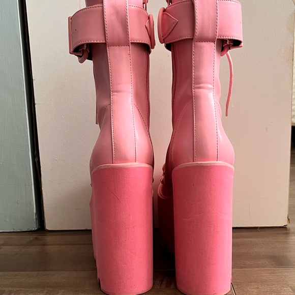 Bubble gum pink platforms - Picture 5 of 6